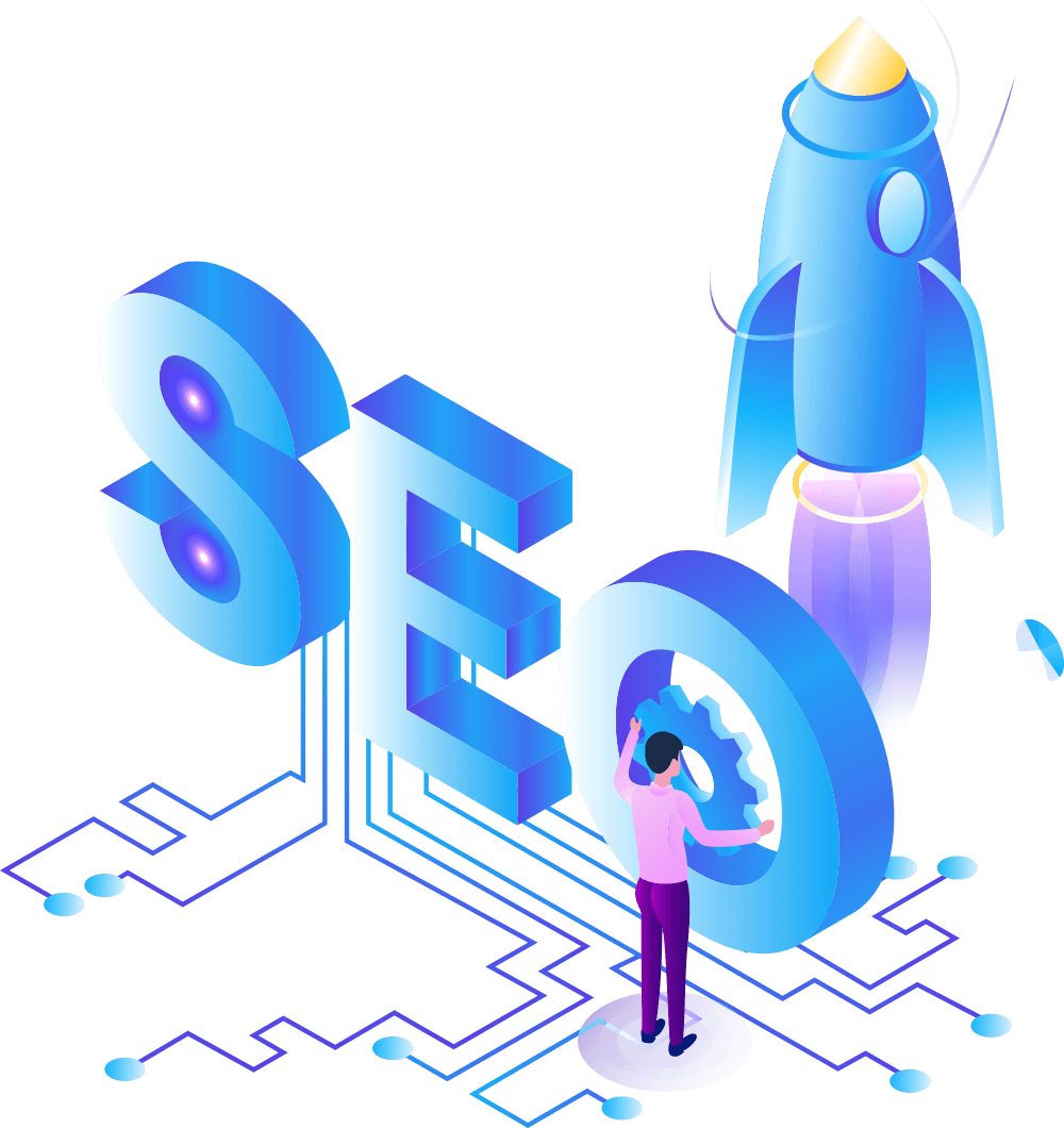 Large SEO 3D Graphic